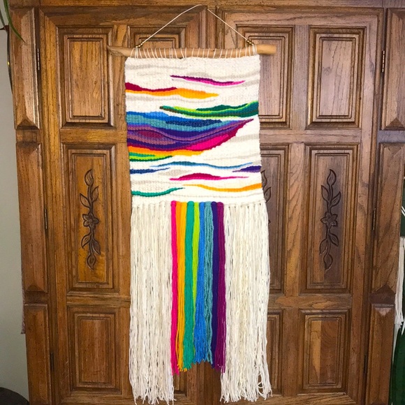 🌈Beautiful Handmade Weaving🌈 - Picture 1 of 7